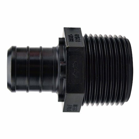 Apollo 3/4 in. Plastic PEX Barb x Male Pipe Thread Adapter Jar (25-Pack), 25PK PXPAM3425JR